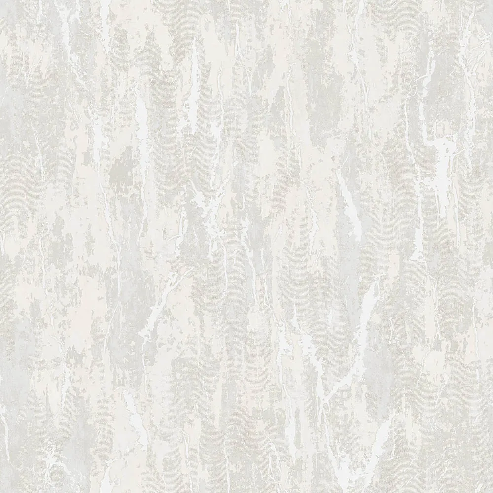 White Embossed Wallpaper – Rustic Industrial (7809-1)
